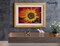 Figured'Art Paint by Numbers for Adults with Frame Red Sunflower 16"x20" - Craft Art Painting DIY Kit Canvas Already Stretched on a Wooden Frame